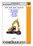 JCB JS190 Auto Tier3 TRACKED EXCAVATOR Service Repair Manual SN（1314100 to 1314299）