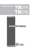 Takeuchi TB016 Compact Excavator Service Repair Manual SN：11610001