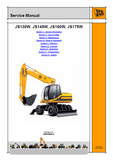 JCB JS175W AUTO TIER III WHEELED EXCAVATOR Service Repair Manual SN:01505100 to 01505284