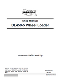 Doosan DL450-5 Wheel Loader Service Repair Manual