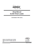 Doosan DL550 Wheel Loader Service Repair Manual