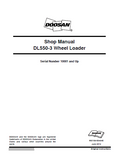 Doosan DL550-3 Wheel Loader Service Repair Manual