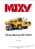 Doosan MT26 MT31 Articulated Dump Truck Service Repair Manual