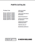 New Holland LM1343 Turbo Telescopic Handler Parts Catalogue Manual