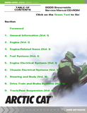 2005 Arctic Cat Bearcat 570 SNOWMOBILE Service Repair Manual