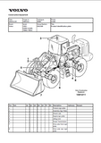 VOLVO L110E WHEEL LOADER Parts Catalogue Manual SN：61001-61289