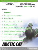 2005 Arctic Cat Firecat 500 Sno Pro SNOWMOBILE Service Repair Manual