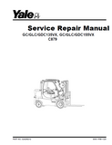 YALE (C879) GLC155VX LIFT TRUCK Service Repair Manual
