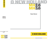 NEW HOLLAND MH2.6 TIER Ⅲ WHEEL EXCAVATOR Service Repair Manual