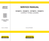 NEW HOLLAND W70BTC COMPACT WHEEL LOADER Service Repair Manual