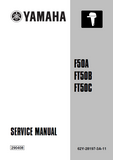 YAMAHA F50AEHT OUTBOARD Service Repair Manual X: 750469-