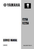 YAMAHA FL225AET OUTBOARD Service Repair Manual U: 100101-