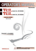 Takeuchi TL8 TL10 TL12 Track Loader Operator manual