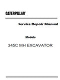 Caterpillar Cat 345C MH EXCAVATOR (Prefix D3S) Service Repair Manual (D3S00001 and up)