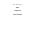 CLAAS AXION 810 CMATIC Tractor Service Repair Manual (Serial Number: A6100100 and up)