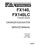 FiatAllis FX140 Crawler Excavator Service Repair Manual