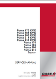CASE IH Puma 185 CVX Tractor Service Repair Manual