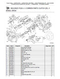 JCB 950-4 Rough Terrain Forklift Parts Catalogue Manual (Serial Number: 02363578-02365578)