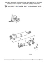JCB 940-4 Rough Terrain Forklift Parts Catalogue Manual (Serial Number: 02228490-02229508)