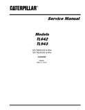 Caterpillar Cat TL642 TL943 Telehandler Service Repair Manual (SN: TBK00100 and After)