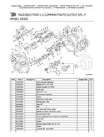 JCB 940-4 Rough Terrain Forklift Parts Catalogue Manual (Serial Number: 02228490-02229508)