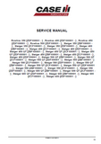 CASE IH Steiger 500 Tier 4 Tractor Service Repair Manual