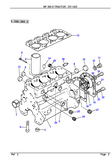 Massey Ferguson MF 393 S TRACTOR Parts Catalogue Manual