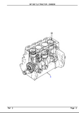 Massey Ferguson MF 393 TLX TRACTOR Service Parts Catalogue Manual (Part Number : 3540039)