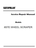 Caterpillar Cat 657E Wheel Tractor (Prefix 5YR) Service Repair Manual (5YR00001 and up)