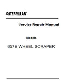 Caterpillar Cat 657E Wheel Tractor (Prefix 6TR) Service Repair Manual (6TR00001 and up)
