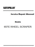 Caterpillar Cat 657E WHEEL TRACTOR (Prefix 90Z) Service Repair Manual (90Z00001 and up)