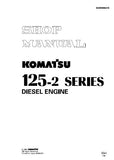 Komatsu SAA6D125-2 Diesel Engine Service Repair Manual