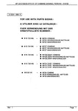 Massey Ferguson MF 29 COMBINE ENGINES (PERKINS) Parts Catalogue Manual