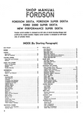 Ford Fordson Dexta Tractor Service Repair Manual