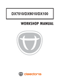 Kioti Daedong DX7510 Tractor Service Repair Manual