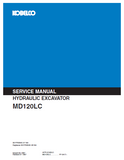 KOBELCO MD120LC HYDRAULIC EXCAVATOR Service Repair Manual