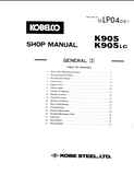 KOBELCO K905LC Hydraulic Excavator Service Repair Manual