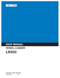 KOBELCO LK600 WHEEL LOADER Service Repair Manual