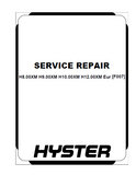 Hyster F007 H8.00XM Forklift Service Repair Manual