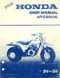 1985 HONDA ATC200S Service Repair Manual