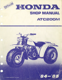 1984 Honda ATC200M 3 Wheel Service Repair Manual