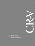 1998 HONDA CRV Service Repair Manual