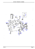 Massey Ferguson MF 184 F TRACTOR Parts Catalogue Manual