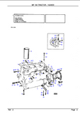 Massey Ferguson MF 194 TRACTOR Service Parts Catalogue Manual