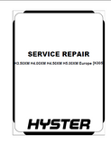Hyster K005 (H4.00XM-5 Europe) Forklift Service Repair Manual