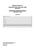 Massey Ferguson 9420 Windrower Service Repair Manual