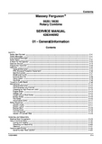 Massey Ferguson 9520 Rotary Combine Service Repair Manual