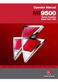 Massey Ferguson 9540 9560 Combine Operator manual (Serial No. AGCM95600CHC18101 and Up)