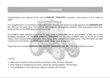 Kioti Daedong RX6010C Tractor Operator manual
