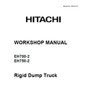 Hitachi EH700-2 Rigid Dump Truck Service Repair Manual
